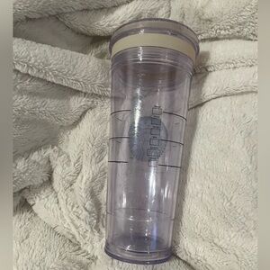 Starbucks 2011 Clear Acrylic 24 Oz Cup Make Your Own Cup